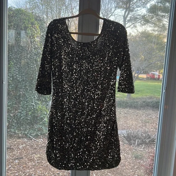 lauren conrad sequin dress kohls Plus Size LC Lauren Conrad Sequin Wrap Mini Dress